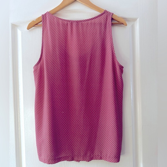 Lemon Tart Large Silky Button Down Tank Top - Picture 2 of 7